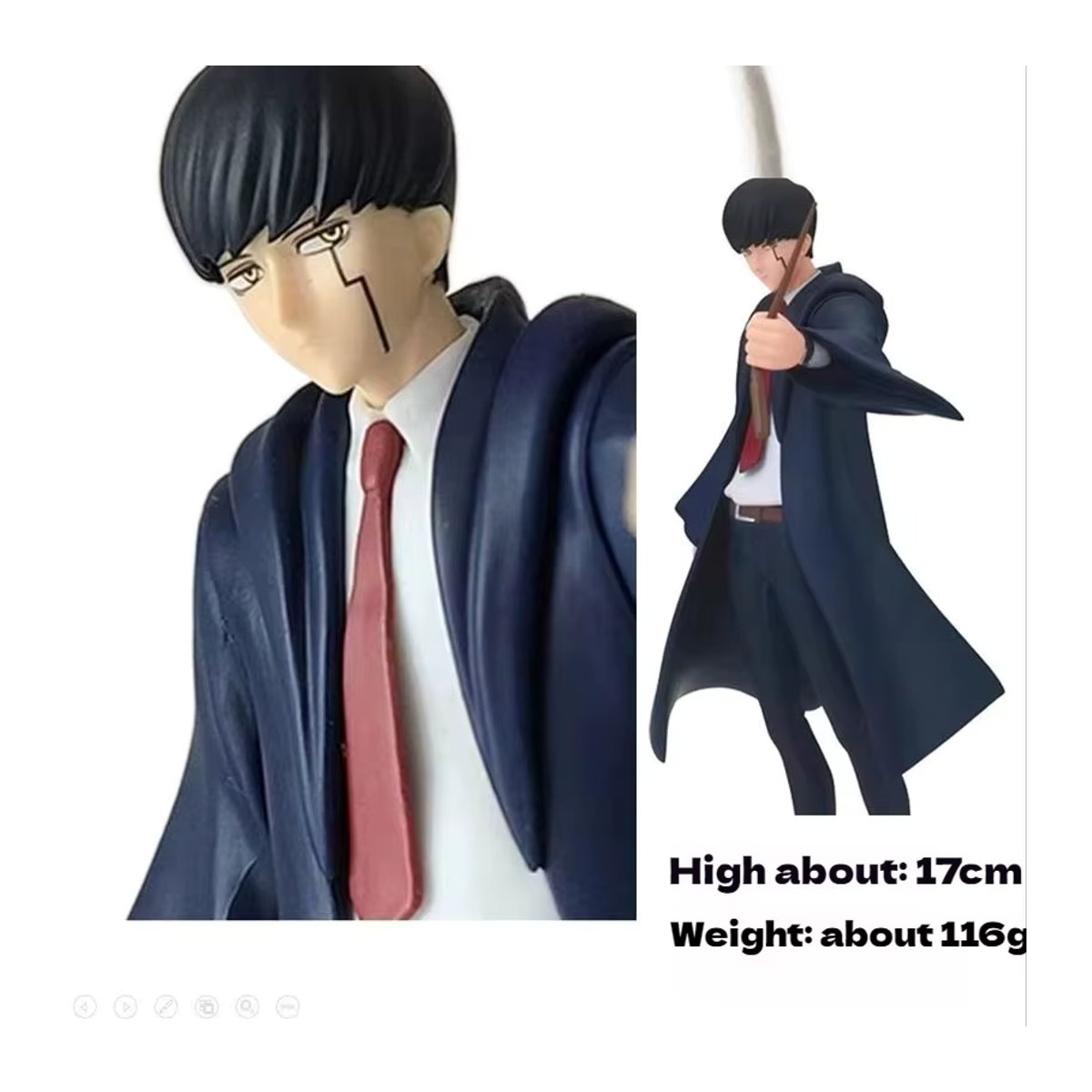 Bandai Mashle: Magie und Muskeln Anime Figur aus PVC, Multicolor, Höhe: 17 cm - Bild 2