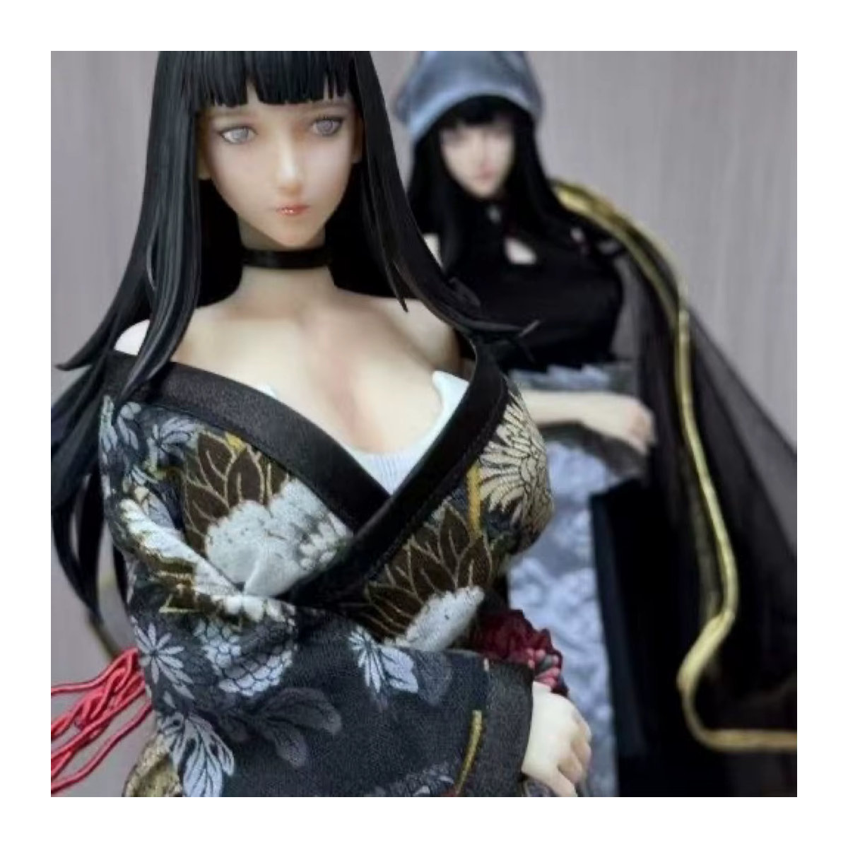 Bandai Naruto Hyuga Hinata Anime Statue im Hochzeitskleid als handgemachtes Desktop Modell zur Dekoration und Sammlung, Höhe: 44 cm - Bild 3