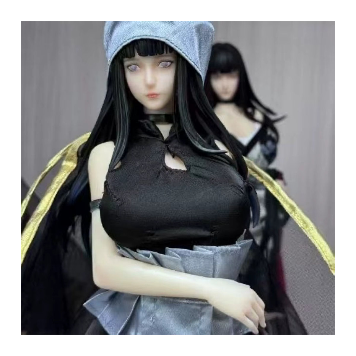 Bandai Naruto Hyuga Hinata Anime Statue im Hochzeitskleid als handgemachtes Desktop Modell zur Dekoration und Sammlung, Höhe: 44 cm - Bild 4