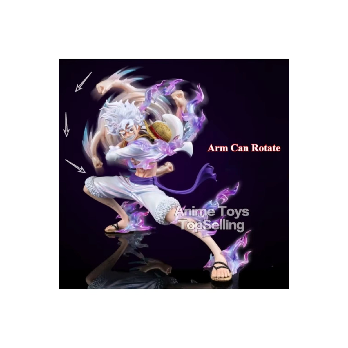 Bandai One Piece Anime Figur Nika Ruffy Actionfigur aus PVC in Multicolor, Höhe: 19 cm - Bild 3