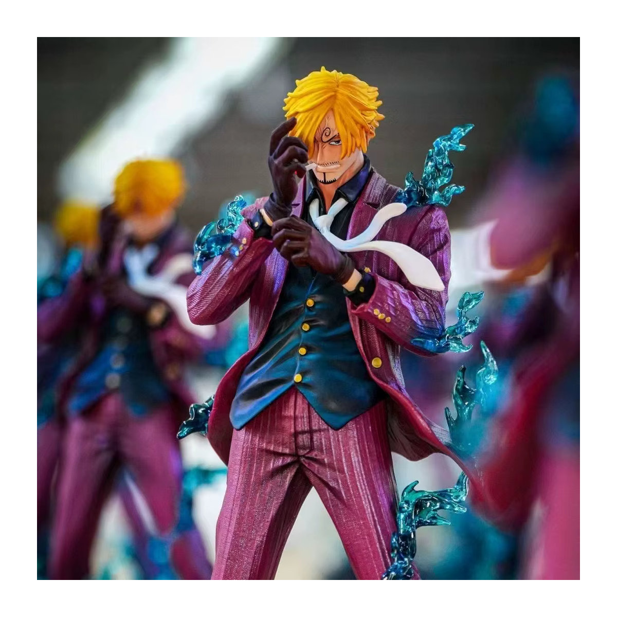 Bandai One Piece Anime Figur Sanji Teufel Fuß Statue aus PVC, Multicolor, Höhe: 25 cm - Bild 4