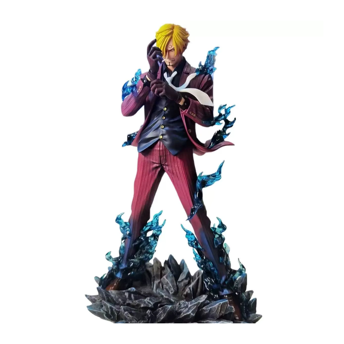 Bandai One Piece Anime Figur Sanji Teufel Fuß Statue aus PVC, Multicolor, Höhe: 25 cm - Bild 5