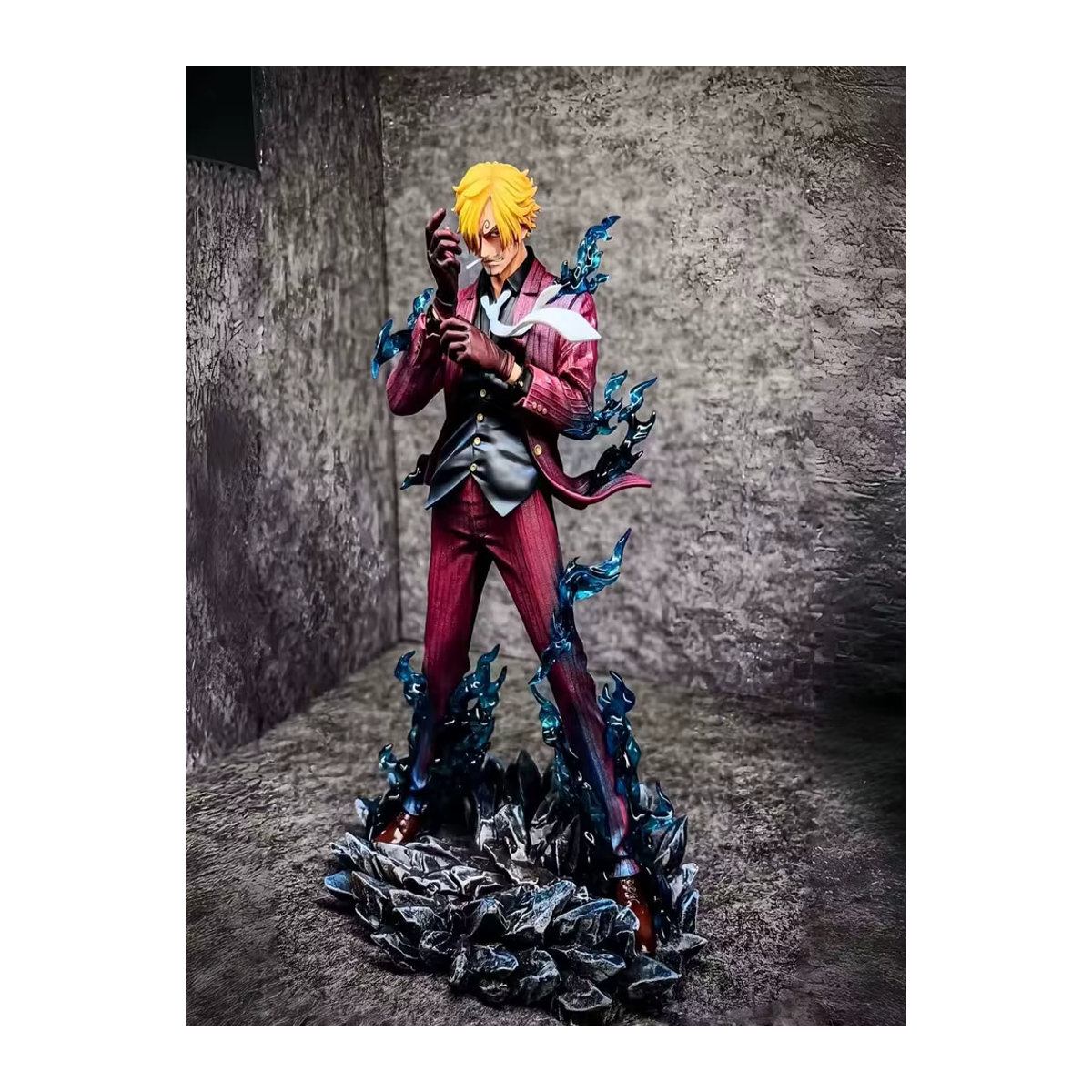 Bandai One Piece Anime Figur Sanji Teufel Fuß Statue aus PVC, Multicolor, Höhe: 25 cm - Bild 6