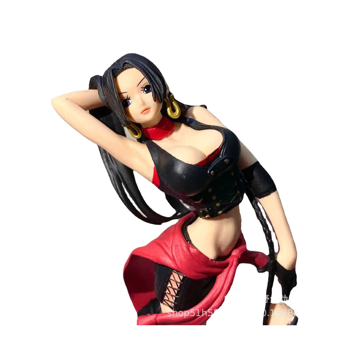 Bandai One Piece Boa Hancock Anime Figur aus PVC in Schwarz und Rot, Höhe: 25 cm - Bild 2
