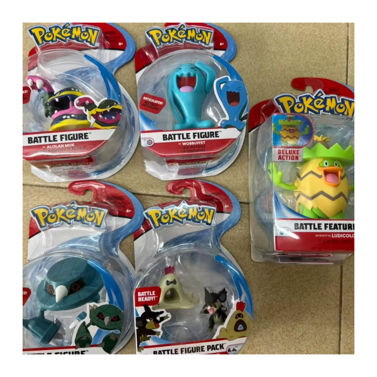 Bandai Pokemon WCT Actionfiguren Muk Wobbuffet Metagross Ludicolo Sandygast Litten als Sammlerstücke und Desktop-Ornamente für Kinder - Bild 1