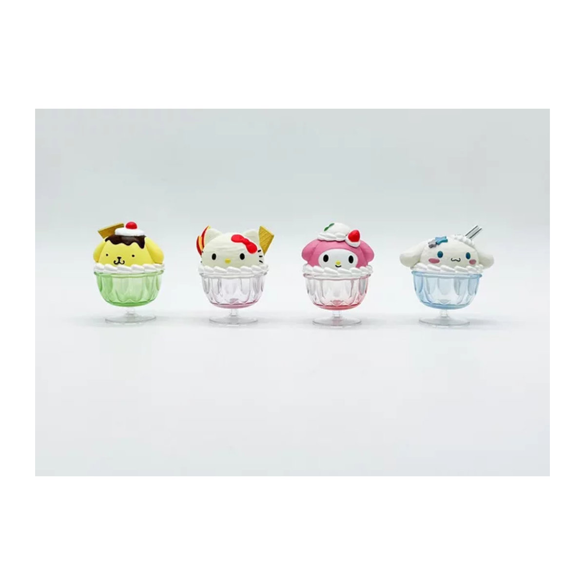 Bandai Sanrio Dessert Eiscreme Mystery Blind Box Anime Figuren Hello Kitty My Melody Pompompurin Cinnamoroll Multicolor - Bild 1