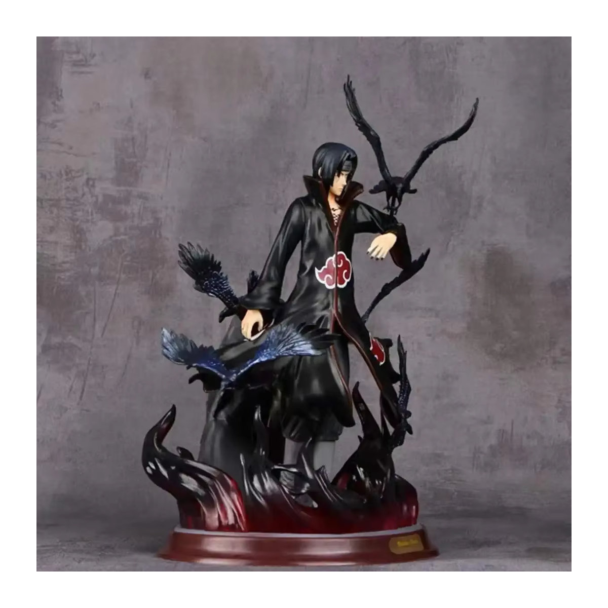 Bandai Shippuden Anime Figur Uchiha Itachi Akatsuki Tsukuyomi Manga Statue aus schwarzem PVC - Bild 2