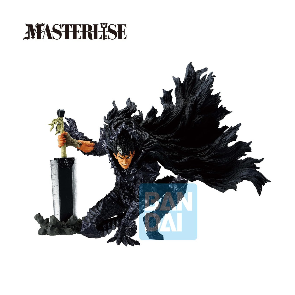 Bandai Spirits Ichiban Kuji Eid des Gegenangriffs Berserk A-Preis Mut MASTERLISE Anime-Figur in Schwarz - Bild 2