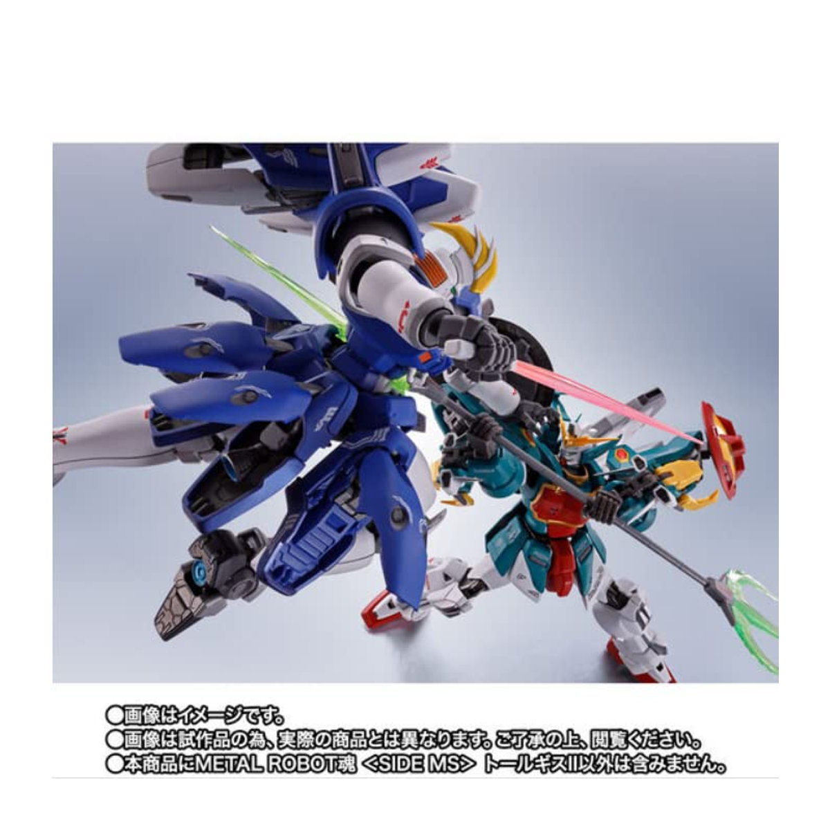 BANDAI SPIRITS Metal Robot Tallgeese II New Mobile Suit Gundam Wing in Blau und Weiß aus Druckguss - Bild 3