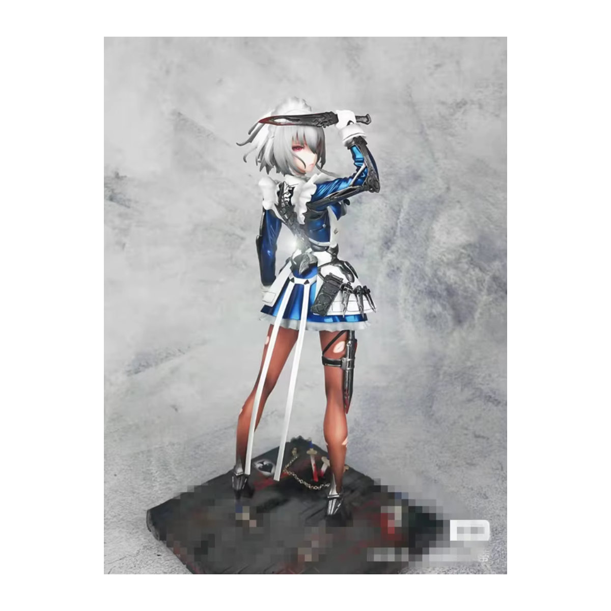 BANGSHE Touhou Project Sakai Resin Figure Model Kit 1/7 Scale unmontiertes und unbemaltes 3D-Druck-Diorama-Miniaturspielzeug in Grau und Mehrfarbig - Bild 2