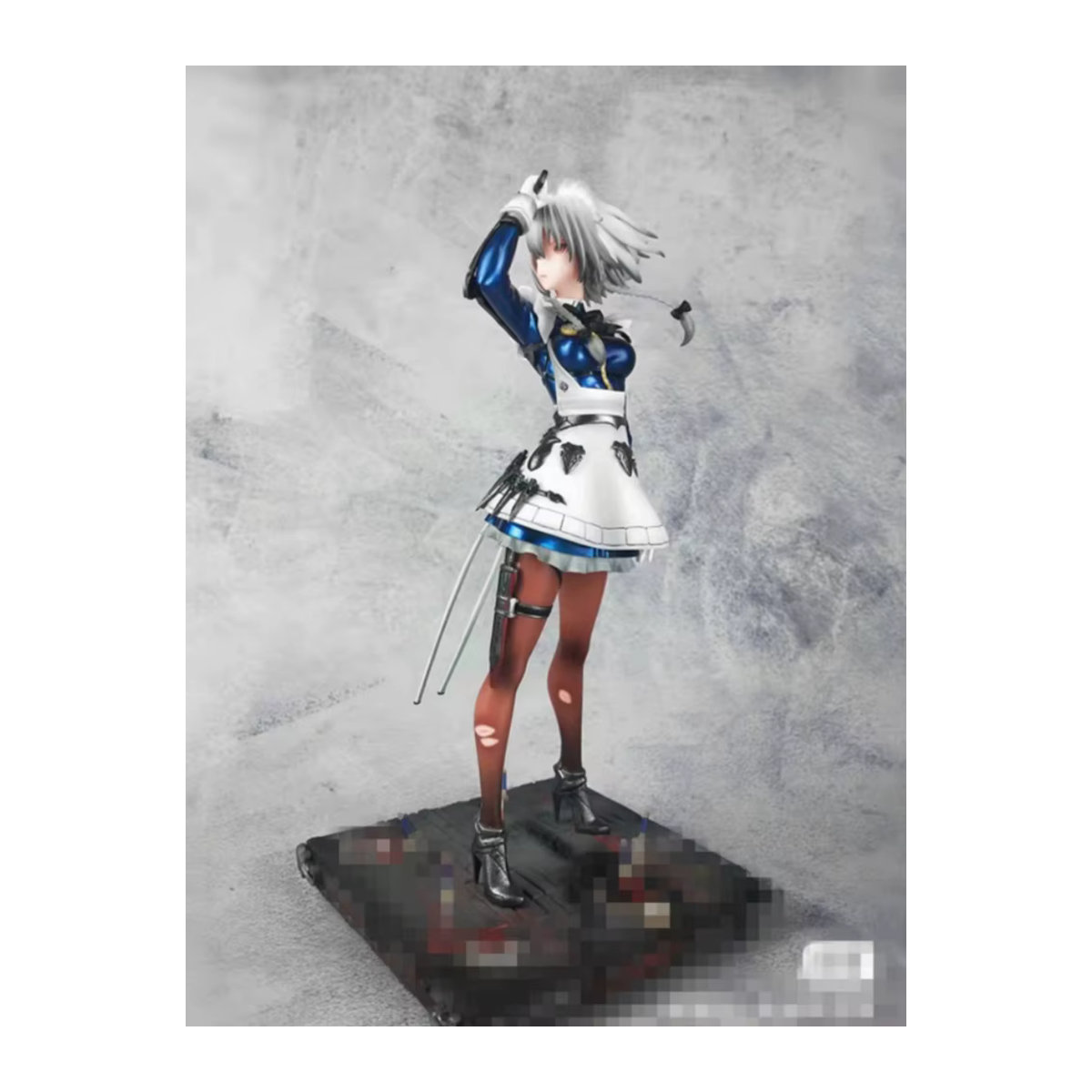 BANGSHE Touhou Project Sakai Resin Figure Model Kit 1/7 Scale unmontiertes und unbemaltes 3D-Druck-Diorama-Miniaturspielzeug in Grau und Mehrfarbig - Bild 3