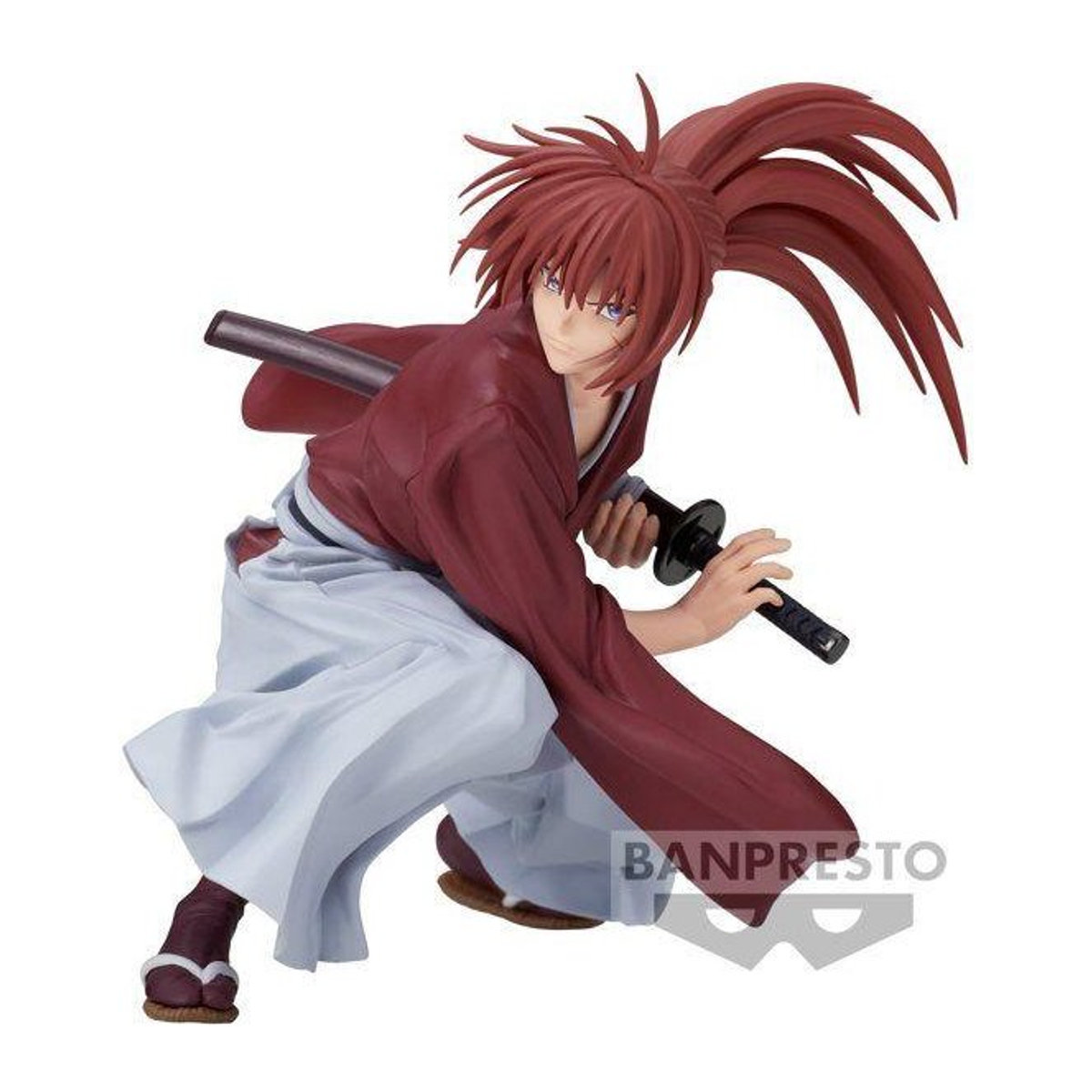 Banpresto Anime Figur Kenshin Himura Vibration Stars in dynamischer Pose, Höhe: 12 cm - Bild 1