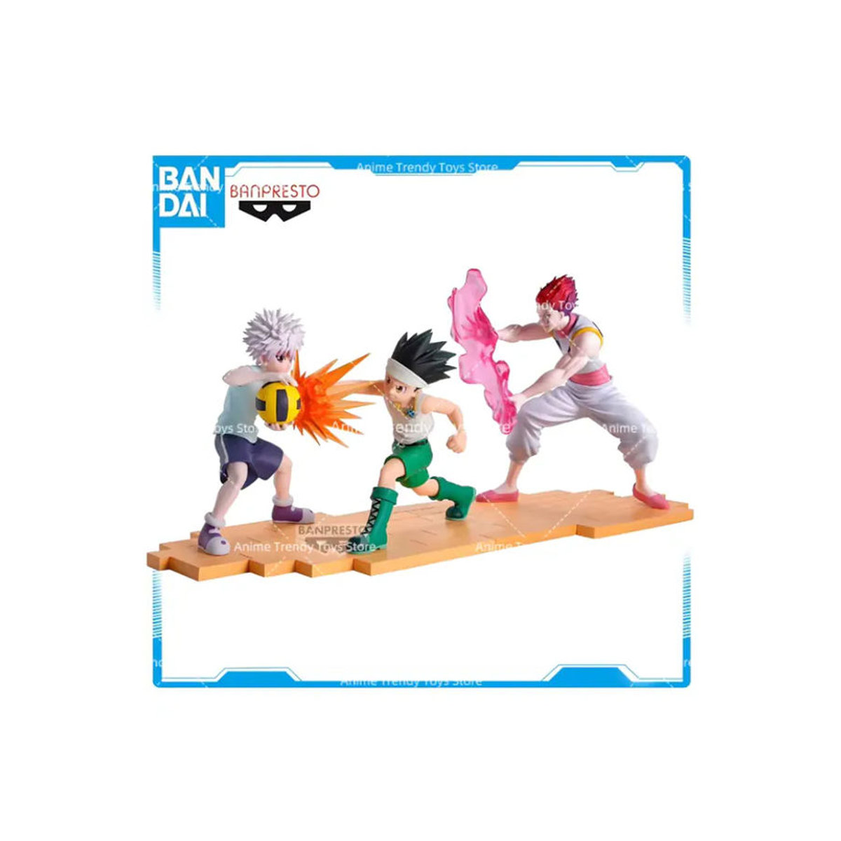Banpresto Hunter x Hunter Anime Figuren Set Gon Freecss, Killua Zoldyck und Hisoka in mehrfarbig aus Kunststoff - Bild 3