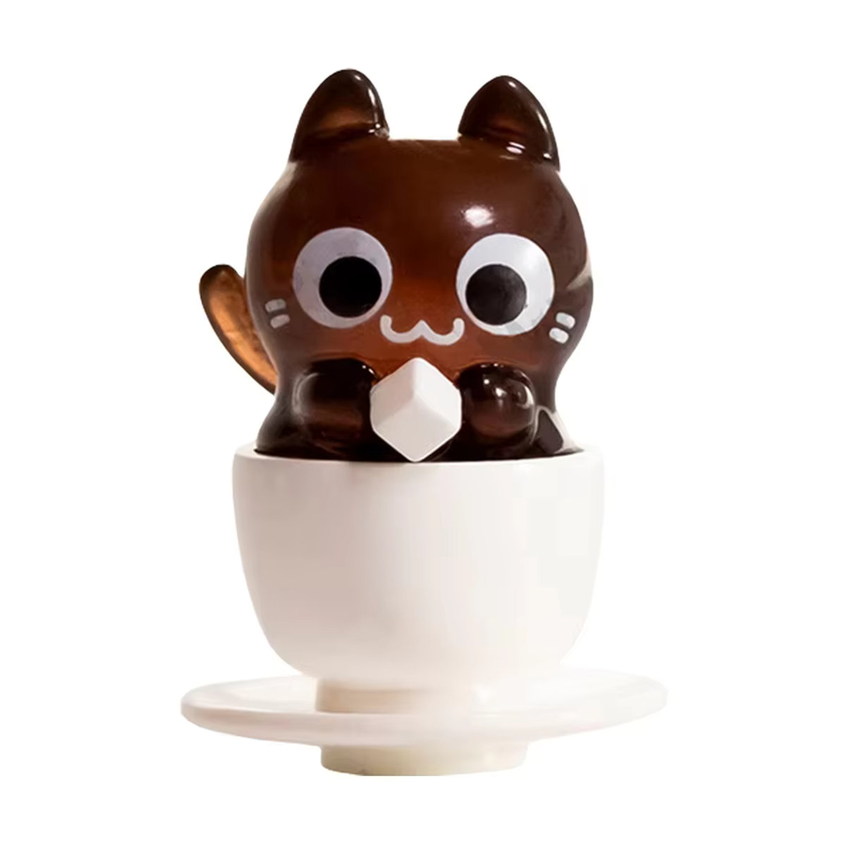 Banpresto Katze Café Blind Box Sammelfigur aus Kunststoff in Schwarz und Transparent - Bild 7