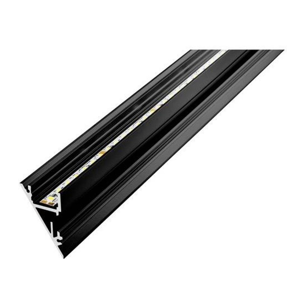 Barthelme Aluminium Profil in Schwarz - Bild 1