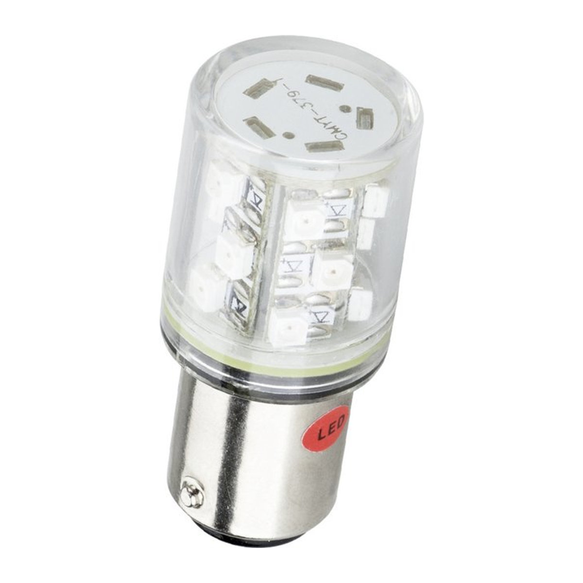 Barthelme LED-Lampe Weiß Ba15d aus Kunststoff 24 V/DC 24 V/AC 42lm - Bild 2