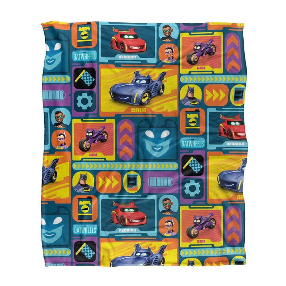 Batwheels Figurendecke in Schwarz, One Size - Bild 1