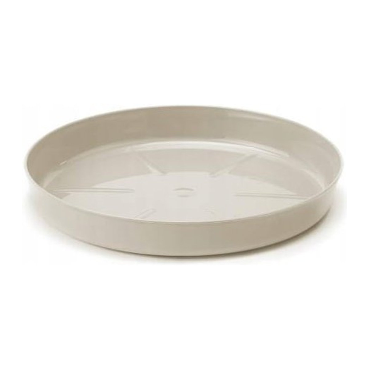 Baumwoll-Blumentopfuntersetzer aus Kunststoff in Beige, B: 197 cm, T: 29 cm - Bild 1