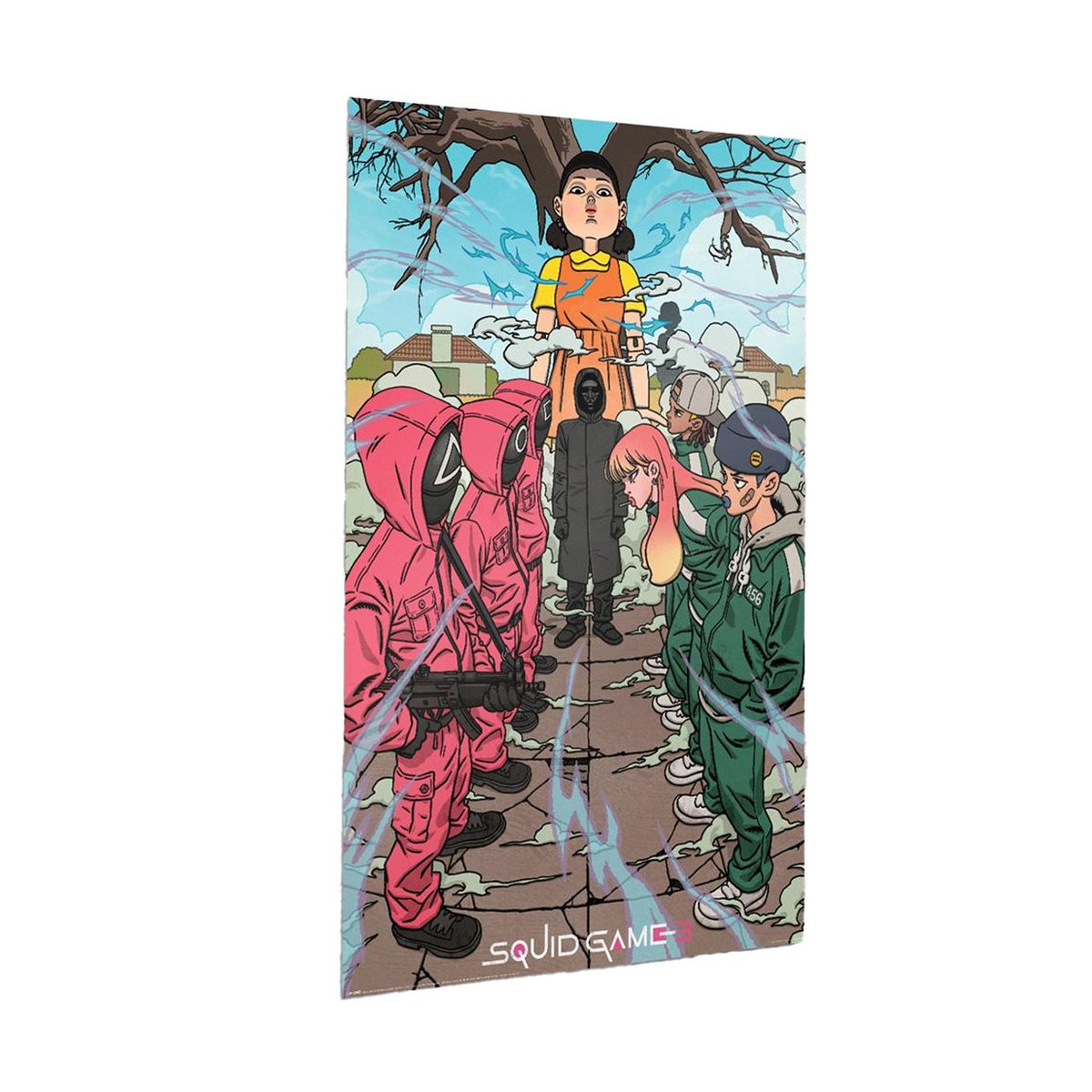 Bazbon Squid Game Maxi Papierposter Schwarz B: 91,5 cm x H: 61,0 cm - Bild 2