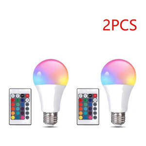 BC Electrical Appliances RGB LED Glühbirne E27 mit Fernbedienung und Smart Life App steuerbar, dimmbar, bunt