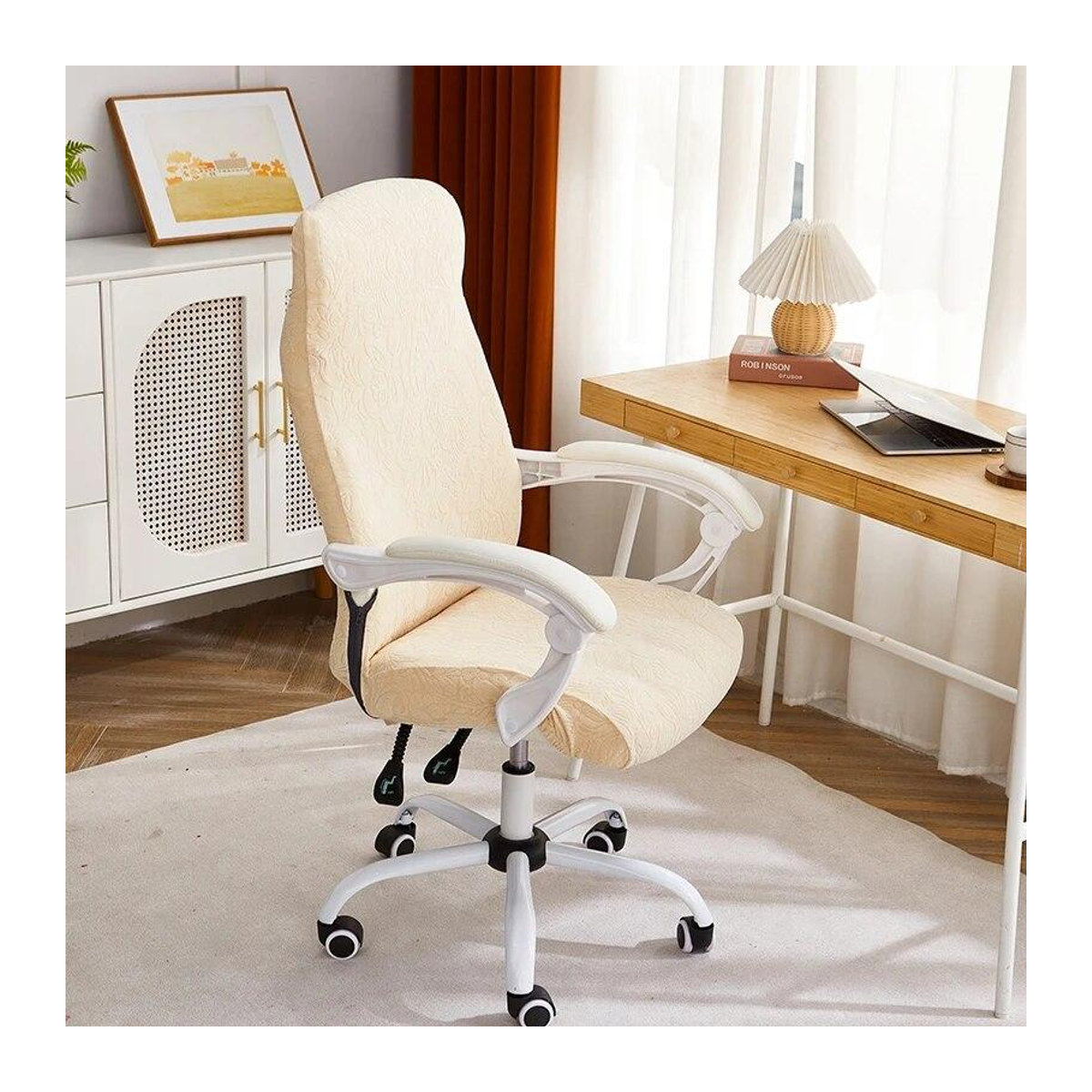 BC-Warm Home Elastischer Sessel Sitzbezug als Schutz für Büro- und Gaming-Stühle - Bild 1
