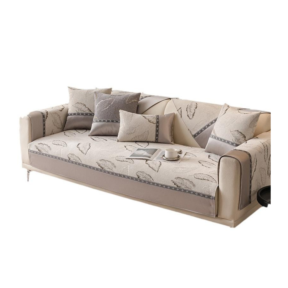 BC-Warm Home Rutschfestes Sofa-Sitzkissen mit speziellem Bezug für alle Jahreszeiten - Bild 3
