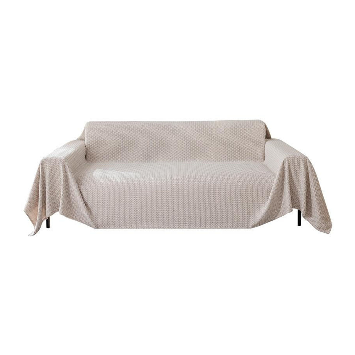 BC-Warm Home Strickdecke mit Quaste als dekorative Picknickdecke und Sofa-Überwurf, B/B/H: 230 x 130 cm - Bild 3