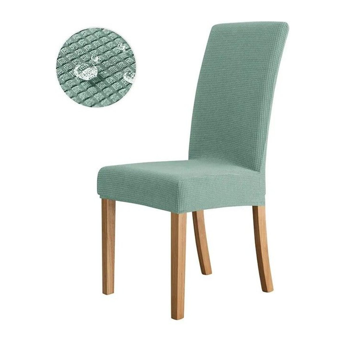 BC-Warm Home Wasserdichter Stuhlbezug aus Jacquard-Spandex mit Stretch-Funktion für Esszimmer und Küche - Bild 1