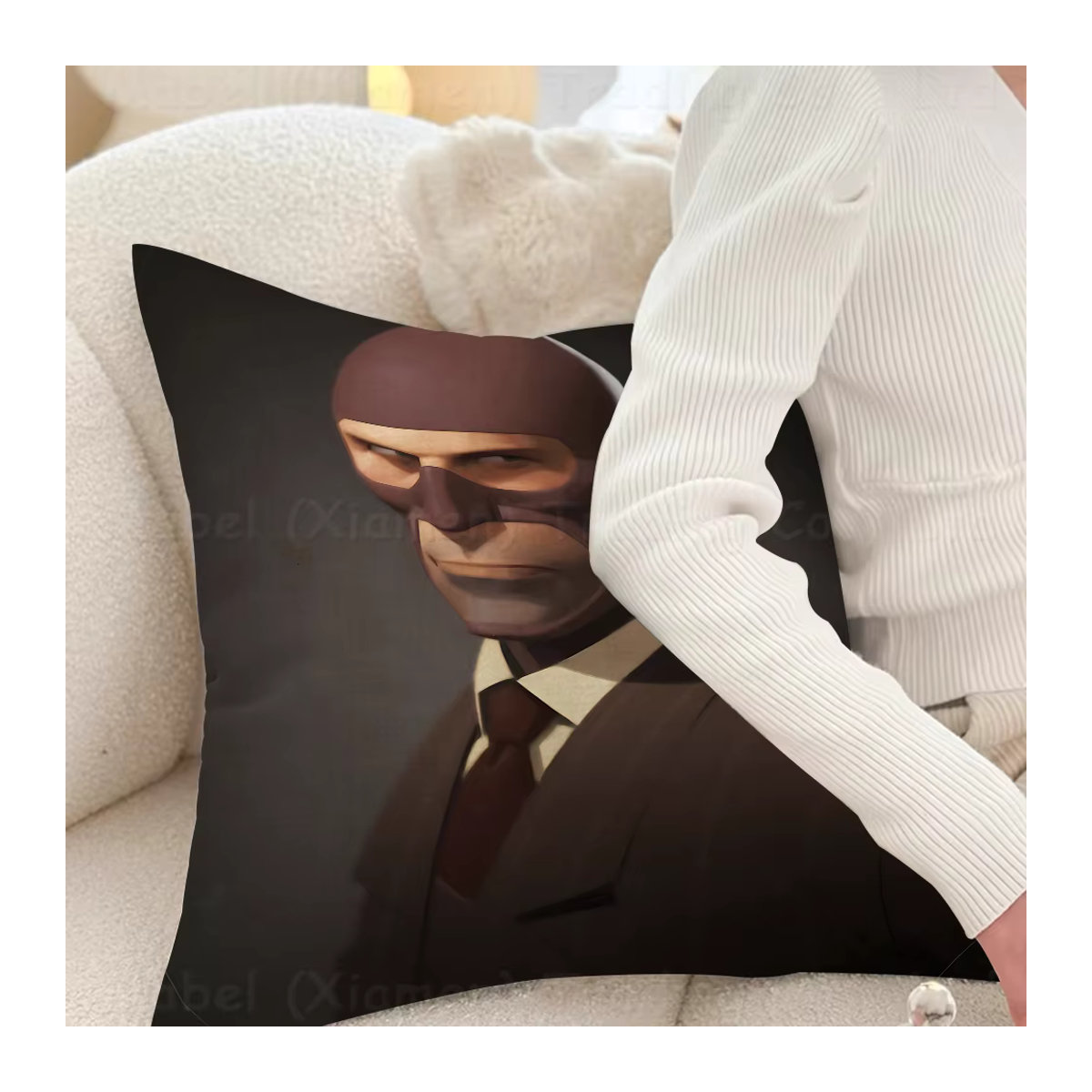Beast Kingdom F-Fortress 2 Spy Soldier Sniper TF2 Kissenbezug aus kurzem Plüsch in Mehrfarbig - Bild 5