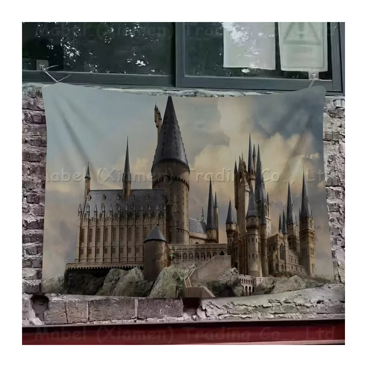 Beast Kingdom Hogwarts-Schule für Hexerei und Zauberei Cheerleader-Banner aus Textil in Mehrfarbig - Bild 3