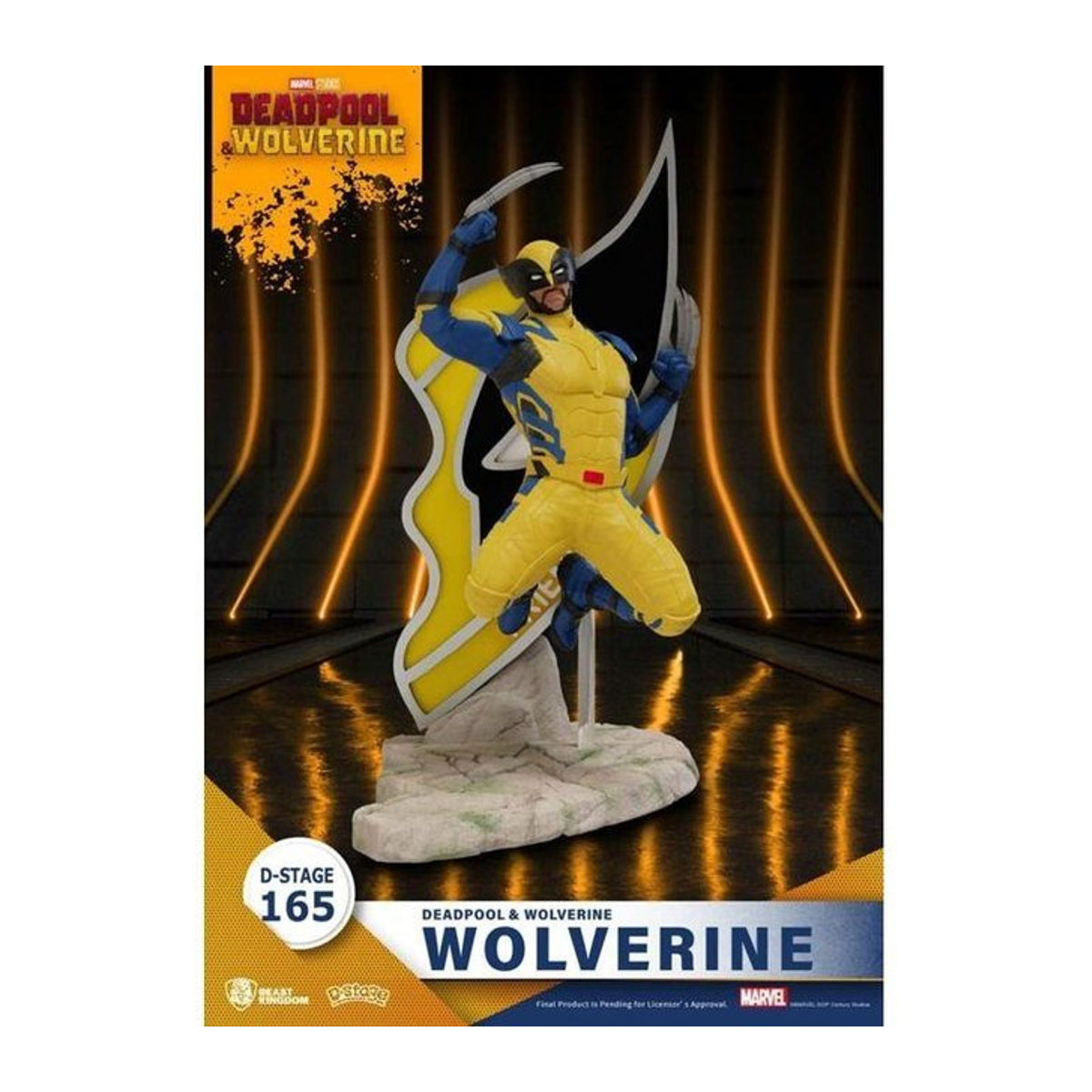 Beast Kingdom Toys Deadpool 3 Diorama D-Stage Wolverine Superhero-Figur, Höhe: 16 cm - Bild 1