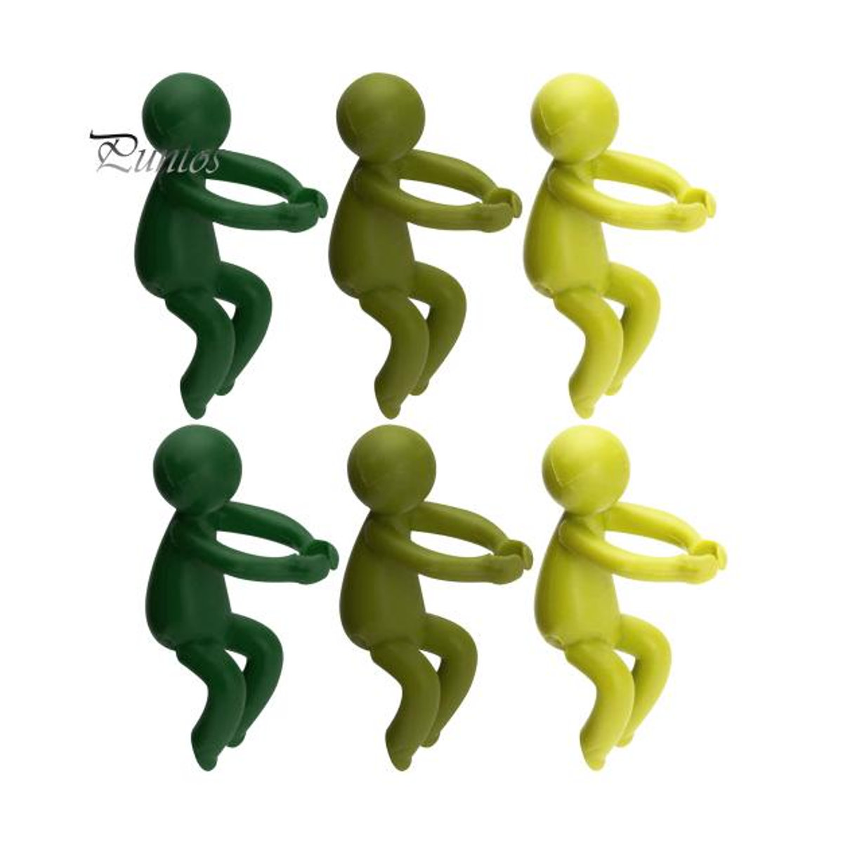 Beautiful Garden Pflanzenstütze Mini-Mann als wasserdichter Pflanzenhalter für Schnittblumen und Sprossen, 6er Pack - Bild 5