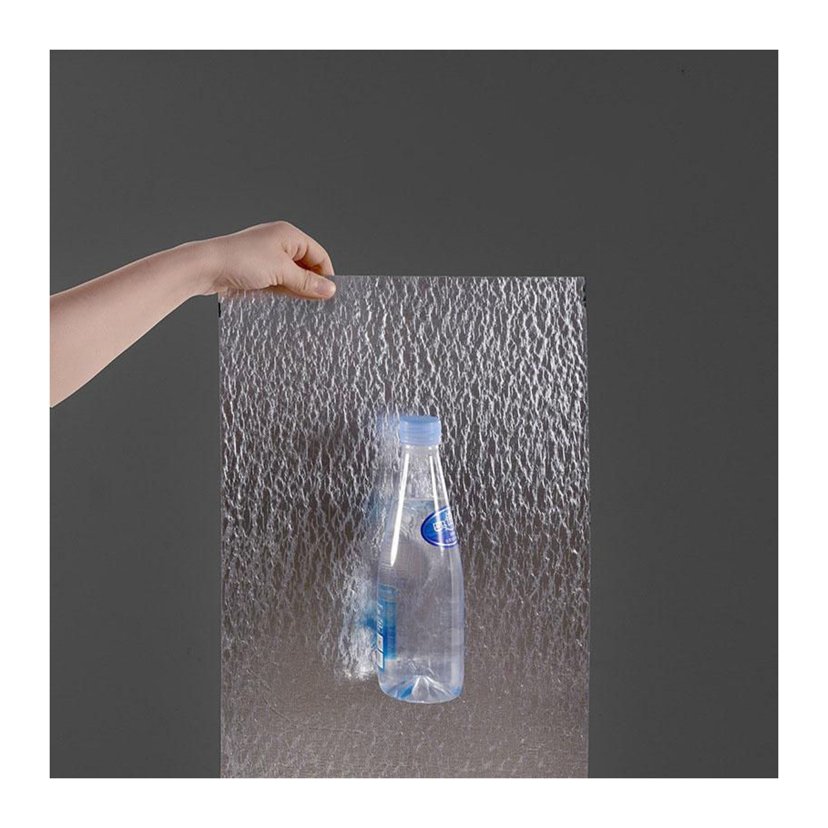Beautybaby Selbstklebende Fliesenaufkleber in Marmor-Optik, 10er Set, wasserdichte Wanddekoration aus Aluminium-Kunststoff in Silber, modern und abstrakt, B/H: 30 x 60 cm - Bild 1