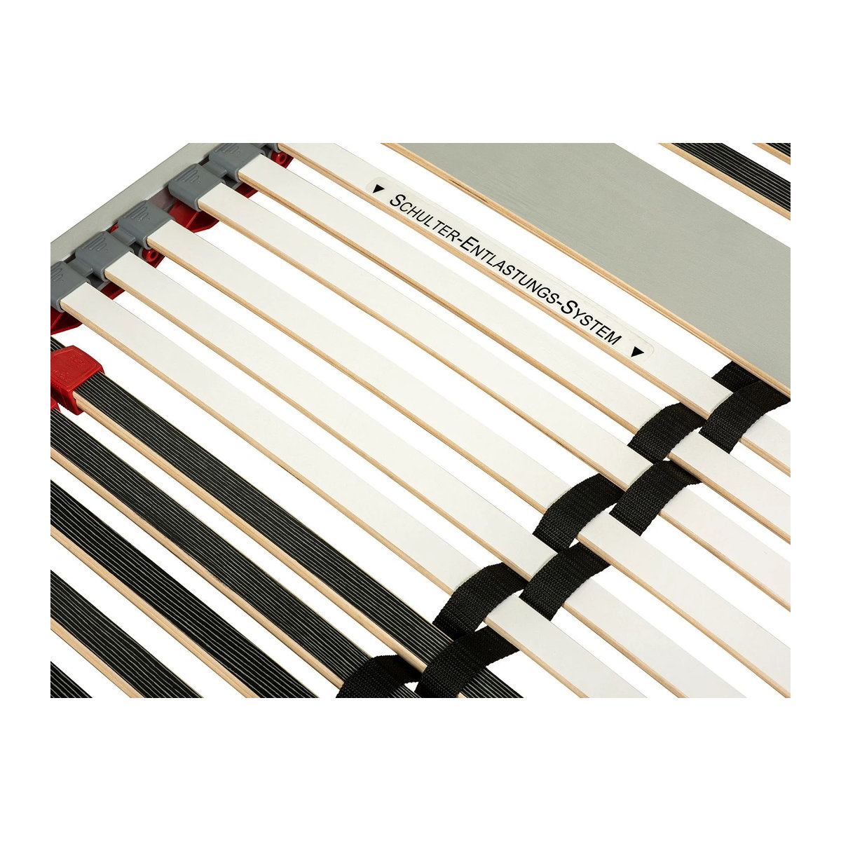 Beco 7-Zonen Luxus-Lattenrost Trio Powerflex mit 42 Leisten, Schulterabsenkung und verstellbarem Kopfteil, B/B: 80 x 200 cm - Bild 2