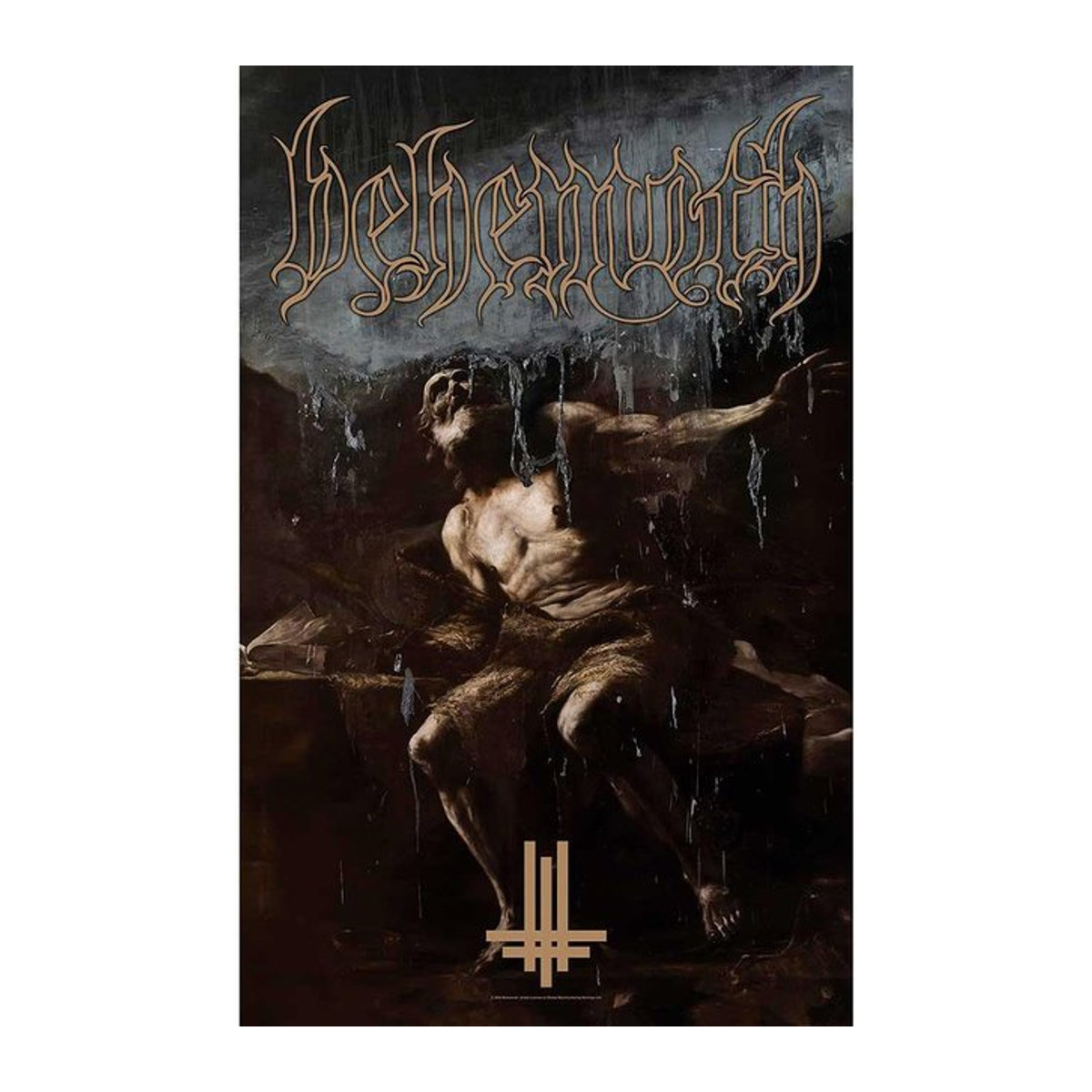 Behemoth I Loved You At Your Darkest Textilplakat in Braun aus Polyester, B: 106 cm, H: 70 cm - Bild 1