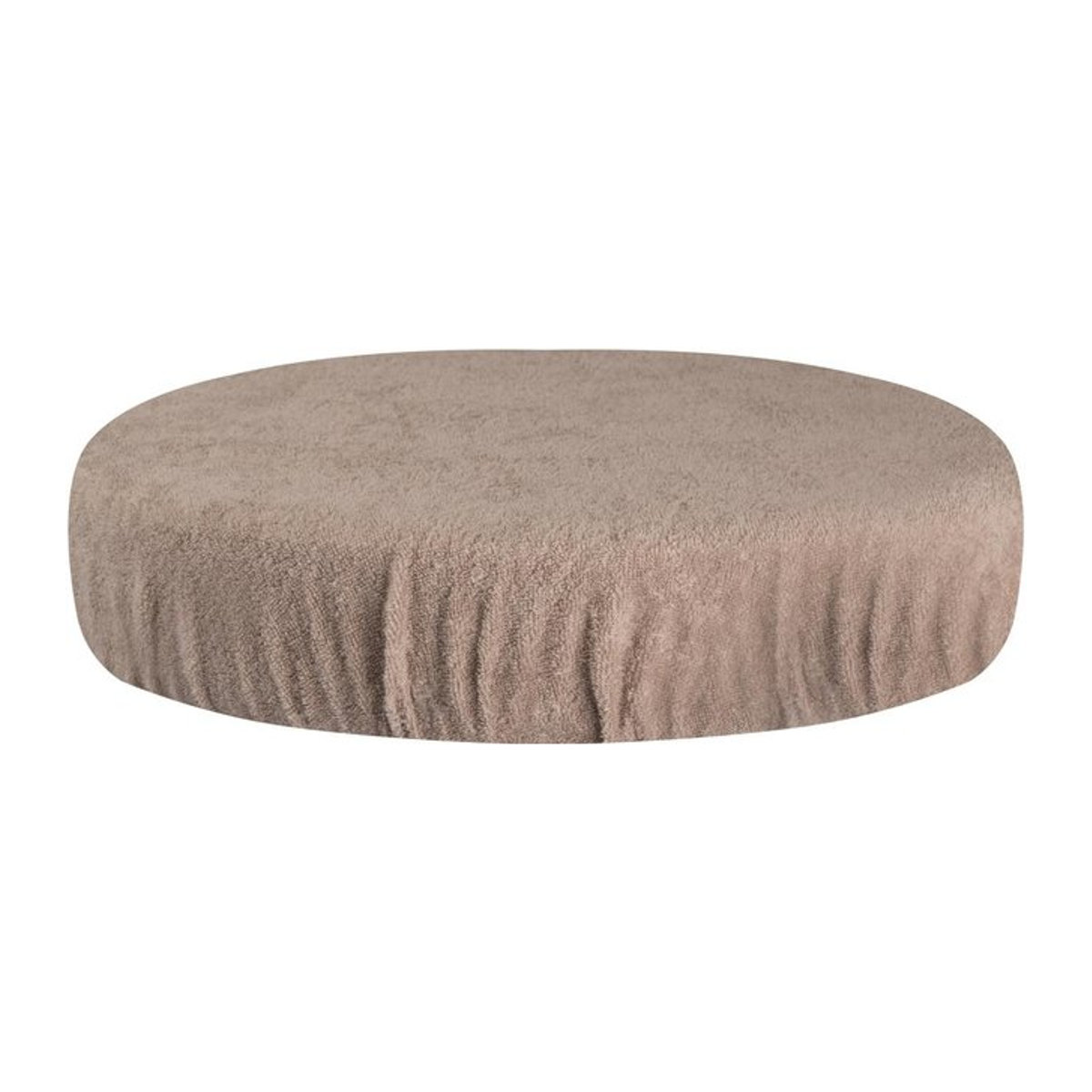 Beige Frottee-Hockerbezug für Super Merchant Kosmetikhocker - Bild 1