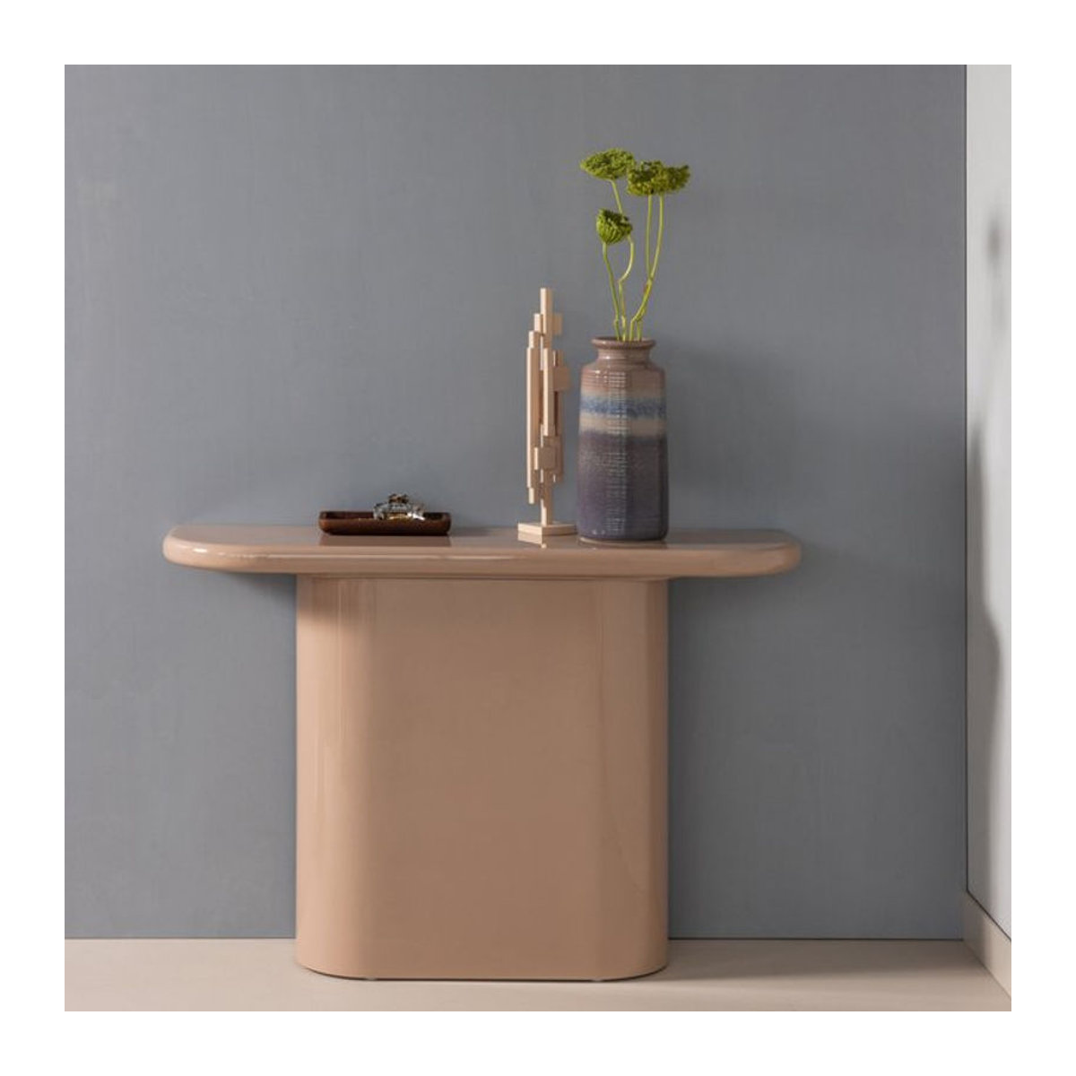 Beistelltisch NOCTA von WOOOD in Rosa mit organischem und minimalistischem Design, Höhe: 32 cm - Bild 1