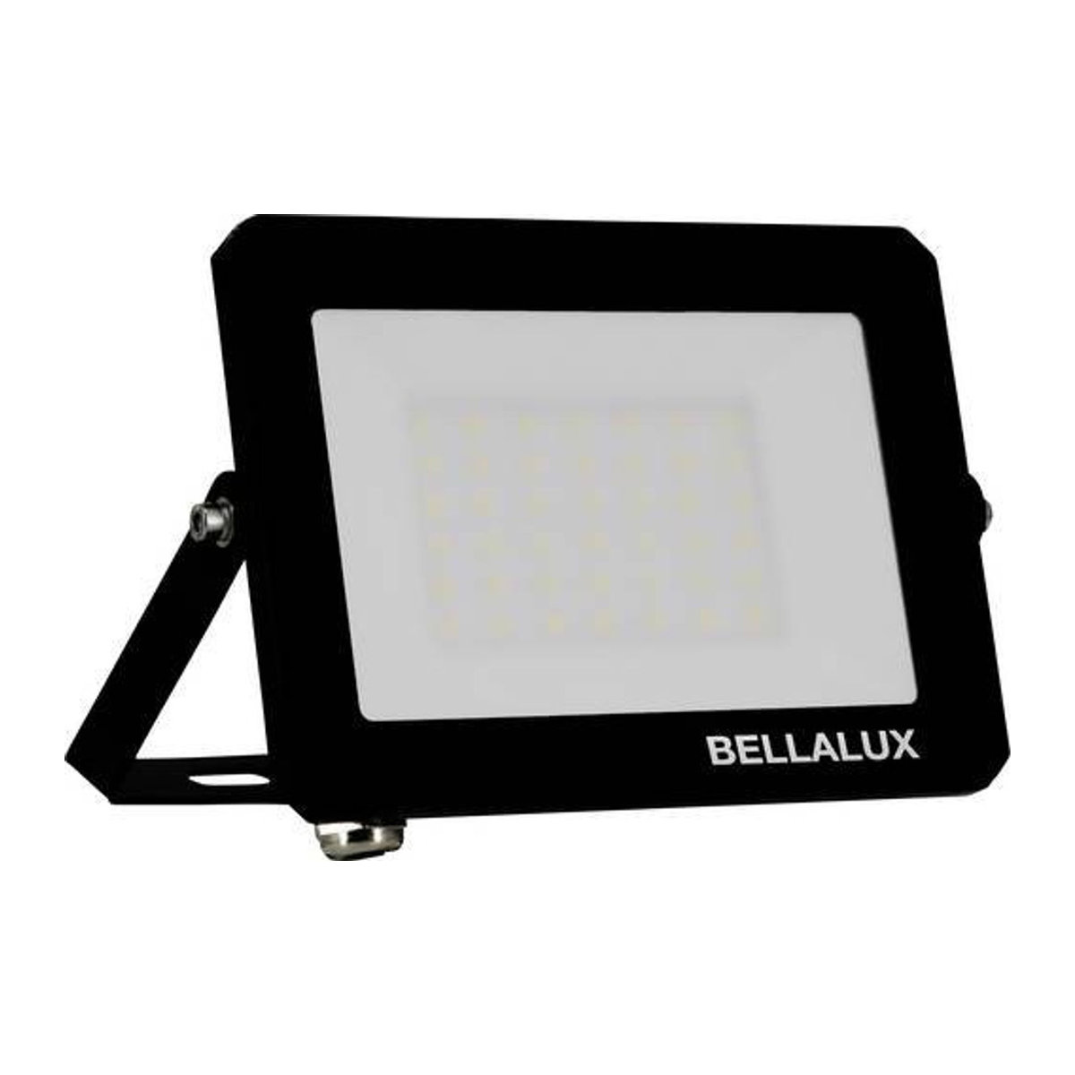 BELLALUX LED-Außenstrahler Modern Schwarz mit Glas Gehäuse IP65 30 W Kaltweiß - Bild 1