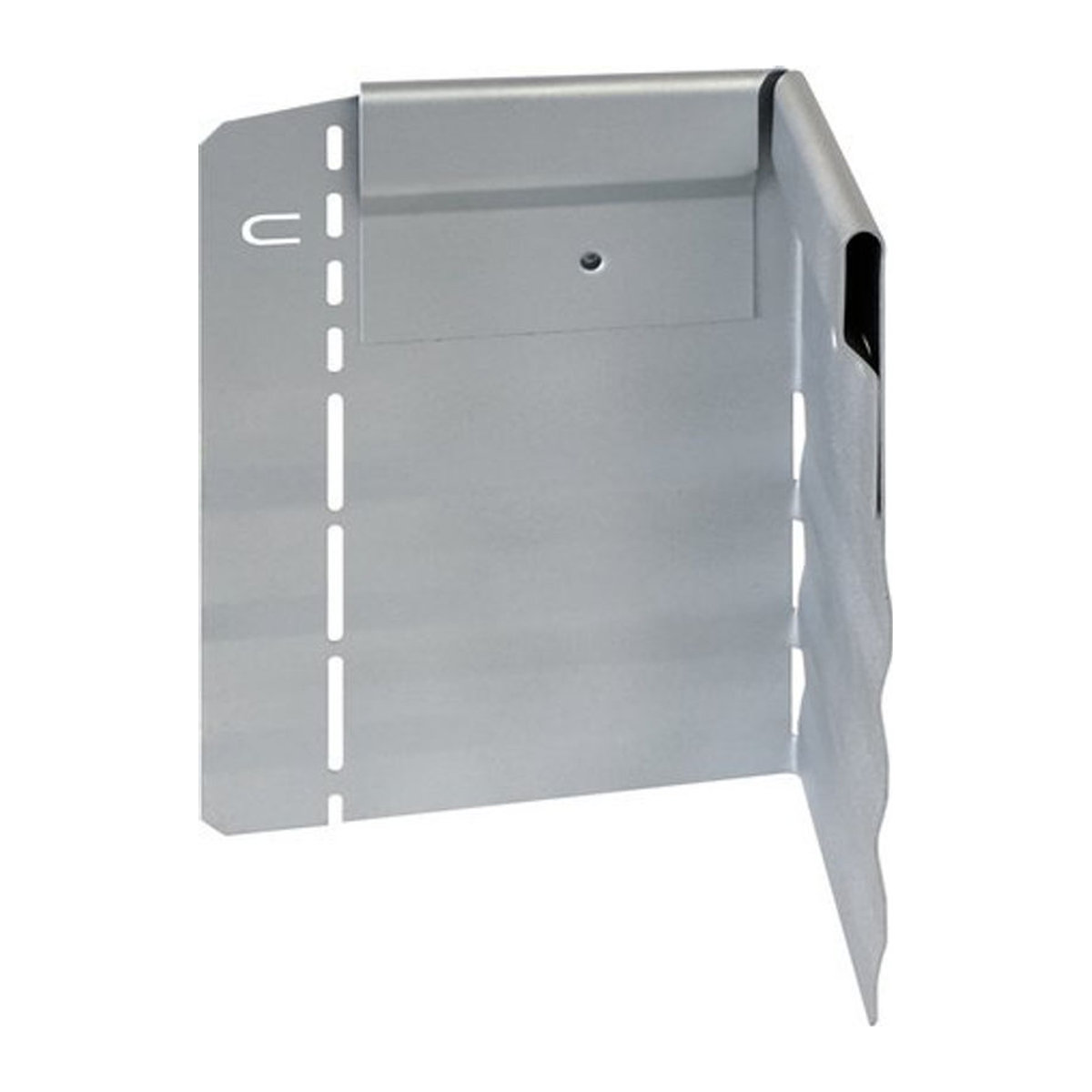 BELLISSA Außenecken Pro Wandleuchte aus Stahl in Silber, B/H: 20 x 10 cm - Bild 1