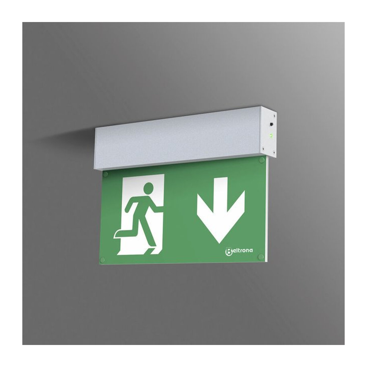 Beltrona Mexm82503zb LED Fluchtweg-Notbeleuchtung zur Deckenmontage aus Aluminium in modernem Design - Bild 1