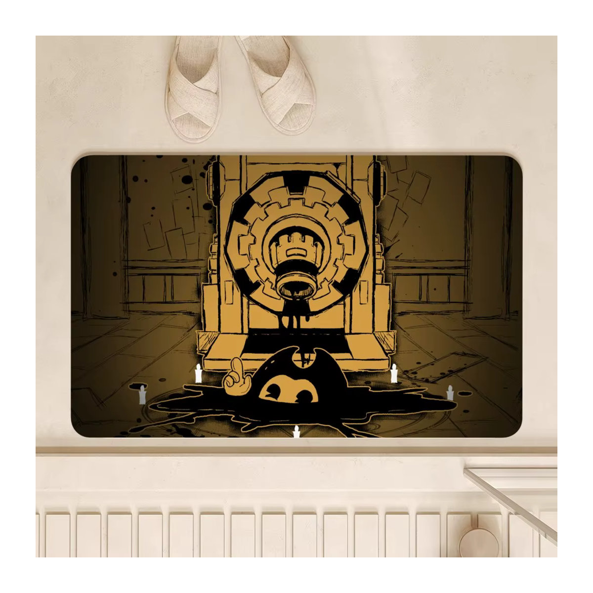 Bendy m-Maschinen Bodenmatte rutschfest für Schlafzimmer, Wohnzimmer und Balkon - Bild 2