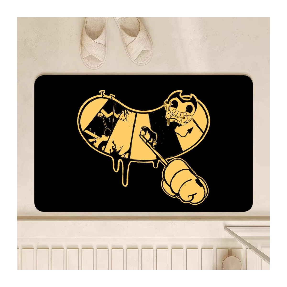 Bendy m-Maschinen Bodenmatte rutschfest für Schlafzimmer, Wohnzimmer und Balkon - Bild 3