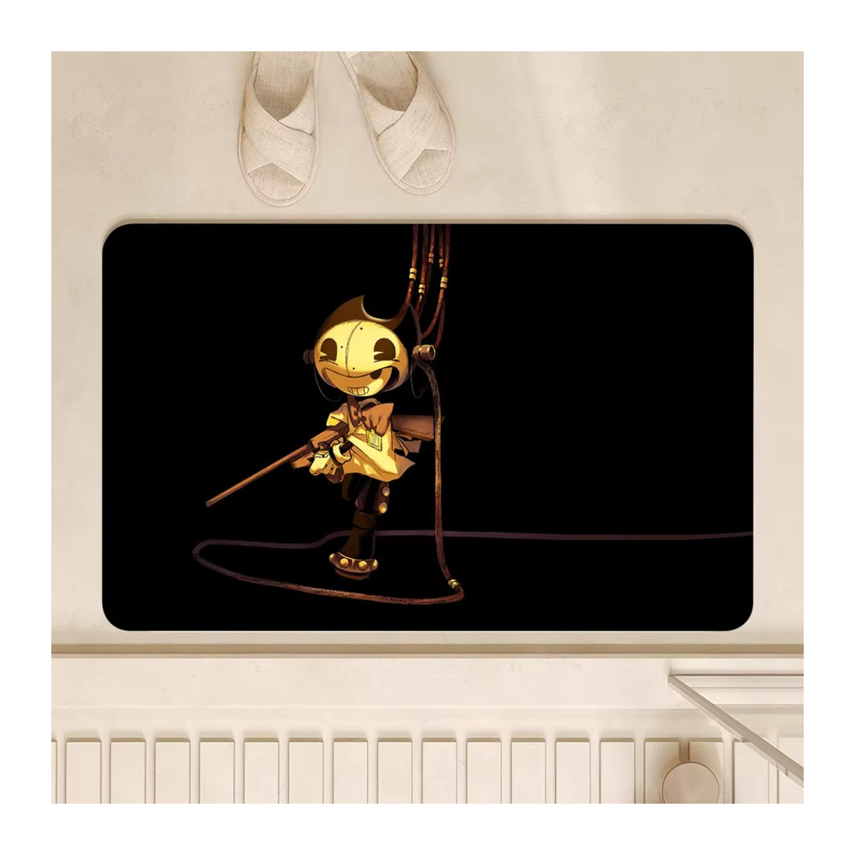 Bendy m-Maschinen Bodenmatte rutschfest für Schlafzimmer, Wohnzimmer und Balkon - Bild 5