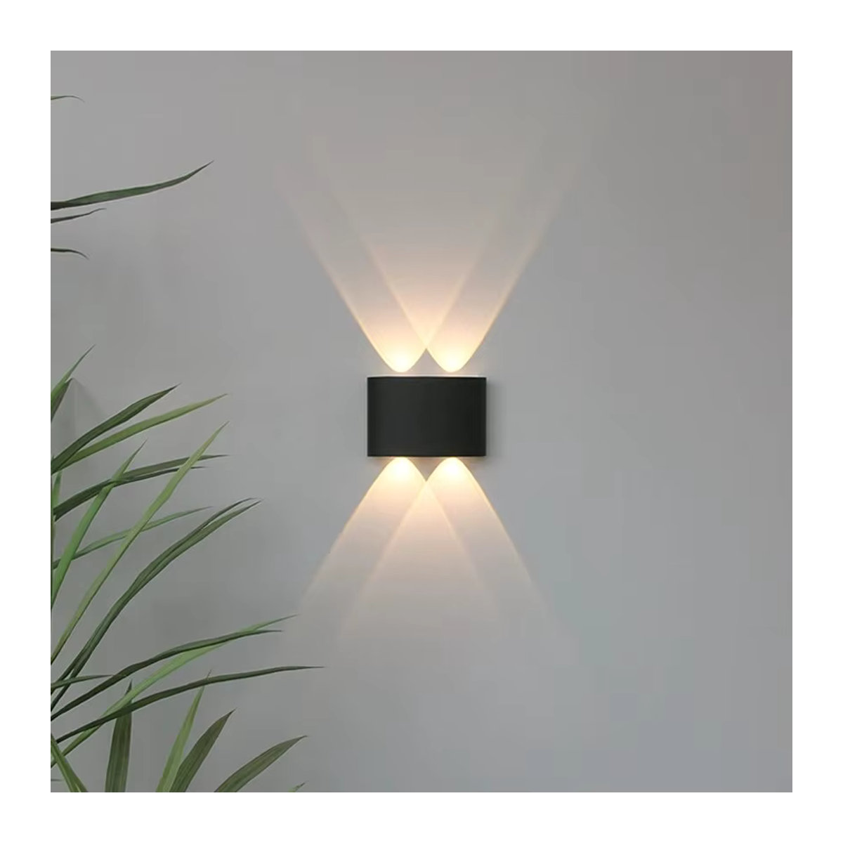 BENEWTON LED-Wandleuchte in Schwarz, minimalistisches Design, wasserdicht IP65 für Außenbereich und Gartentreppen, 4 W - Bild 4