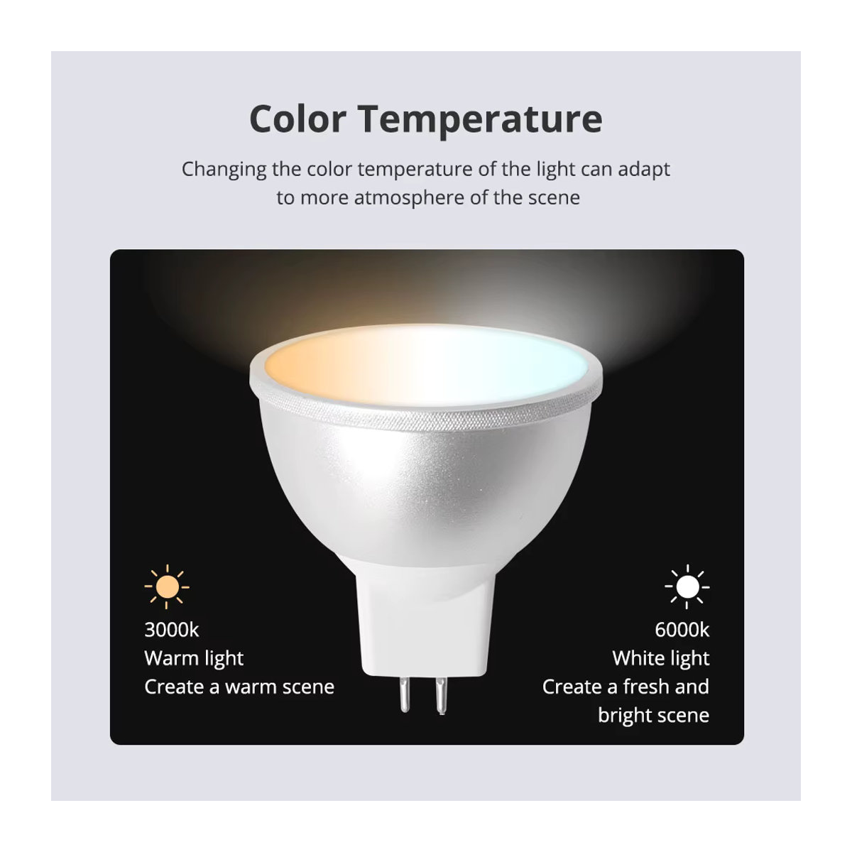 Benexmart Zigbee Smart LED-Glühbirne MR16 12V RGBCW Dimmbarer Strahler in Bunt kompatibel mit Tuya Homekit Alexa Google Home über M6 Hub - Bild 3