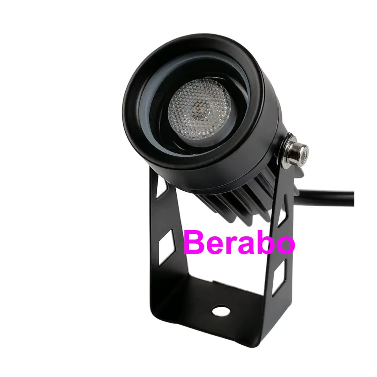 Berabo 4er Set LED Garten Wegeleuchten Modern COB Outdoor Spike-Licht Warmweiß Schwarz - Bild 3