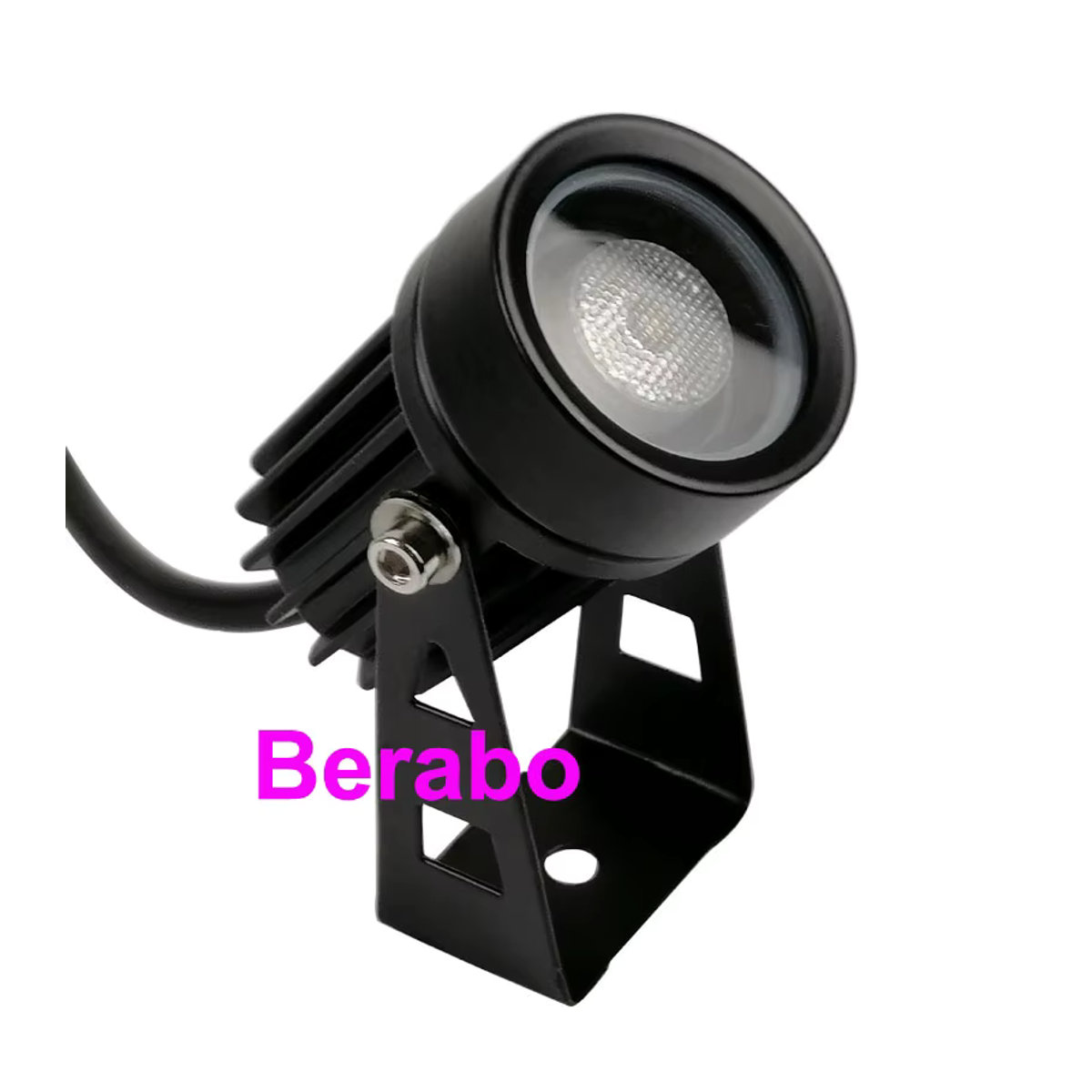 Berabo 4er Set LED Garten Wegeleuchten Modern COB Outdoor Spike-Licht Warmweiß Schwarz - Bild 4