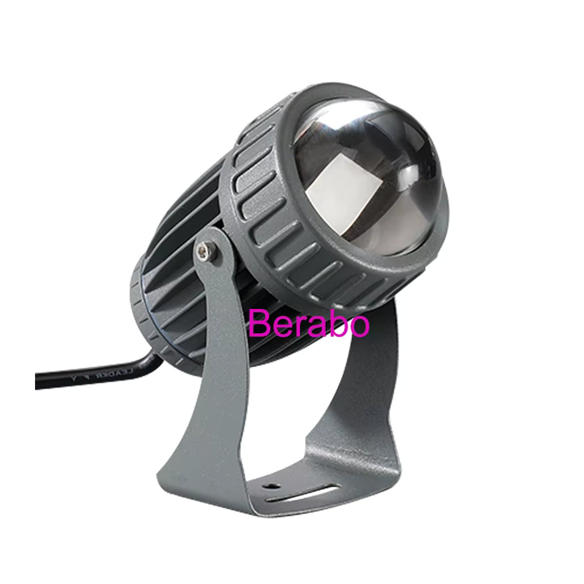 Berabo LED-RGB-Außenstrahler wasserdichter Flutlicht-Scheinwerfer mit schmalem Abstrahlwinkel für Garten und Landschaft in Schwarz, Grün oder Bunt - Bild 2