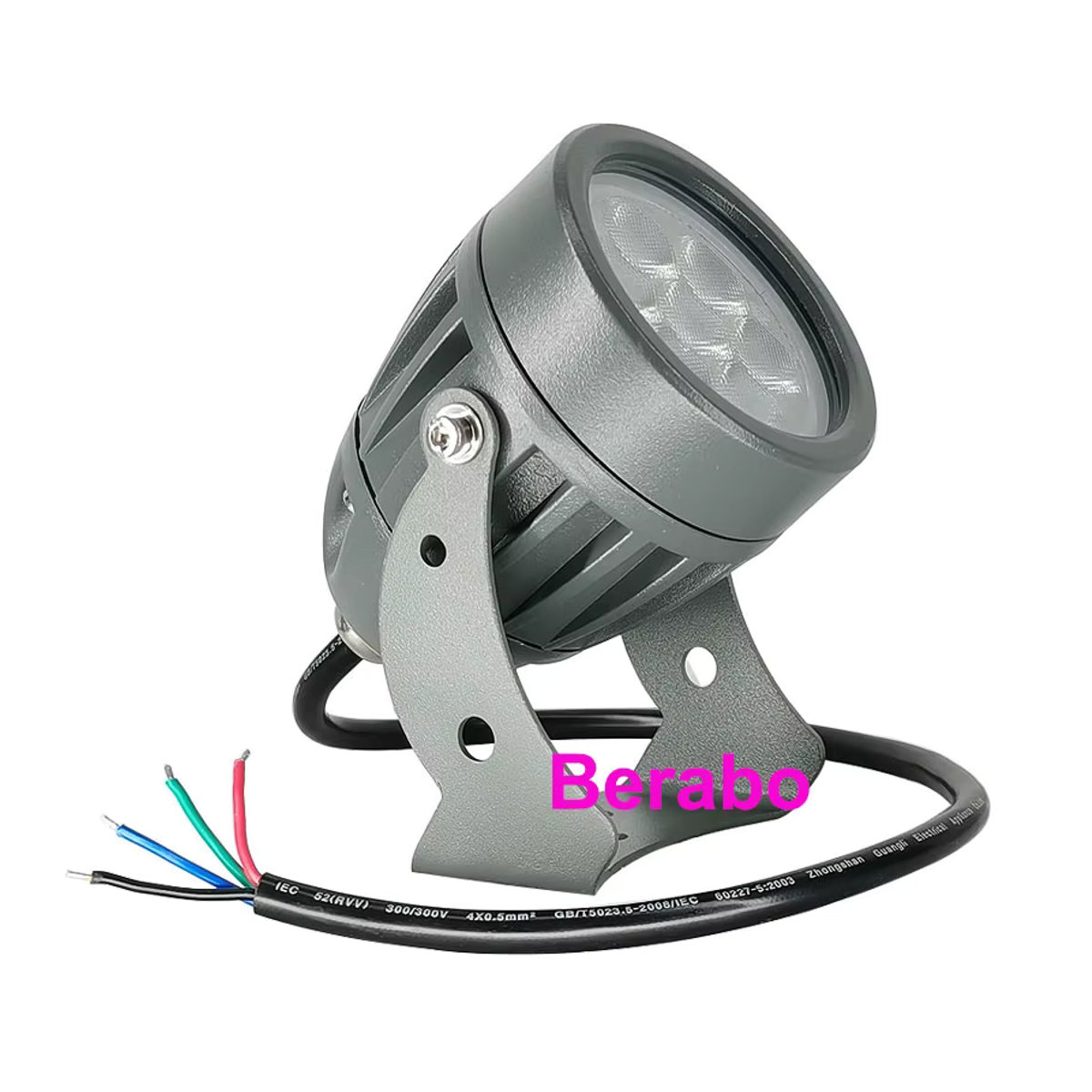 Berabo RGB LED Garten Wegeleuchte Schwarz mit externer Steuerung 21W Wasserdicht - Bild 4