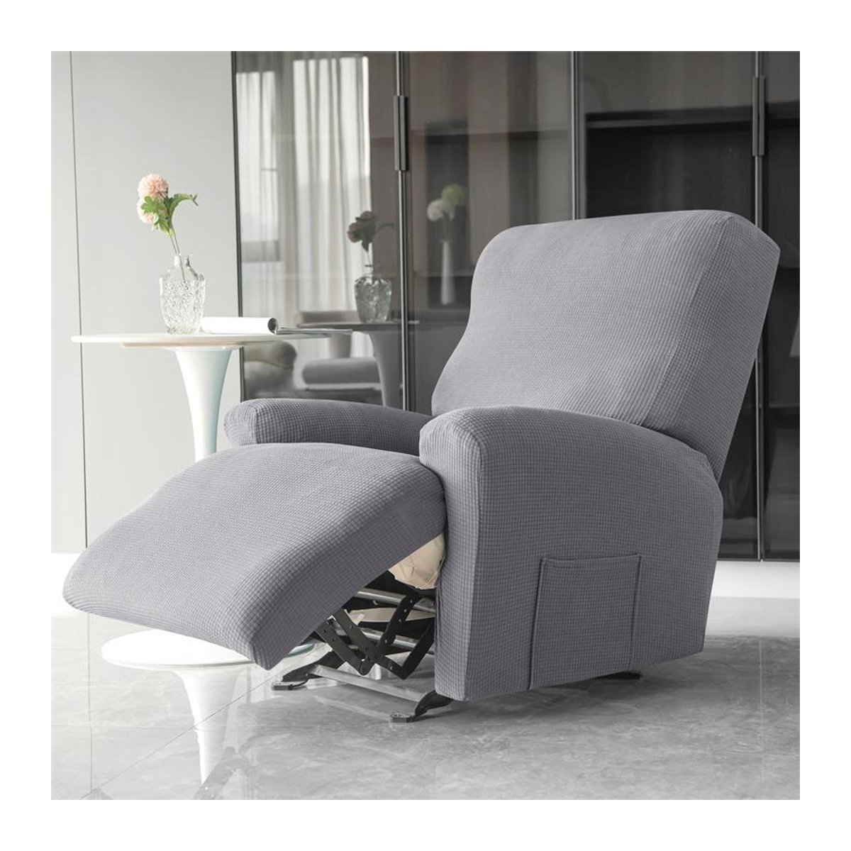 Bestbags 4-teiliges Polarfleece Sofabezug-Set für Relaxsessel und Lazy Boy, wasserabweisend, einfarbig - Bild 1
